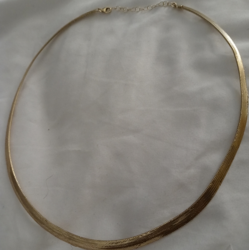 10k gold mesh necklace